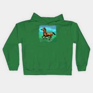 Running Horse Kids Hoodie